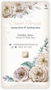 Deidre's Wedding Business Card